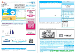 INDIA CESC LIMITED business utility bill Word and PDF